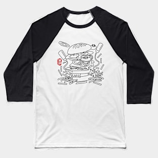 Deconstructed Burger Baseball T-Shirt